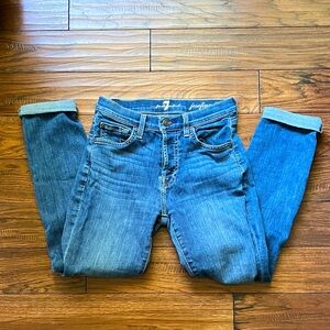 7 For All Mankind Josefina Skinny Boyfriend Jeans